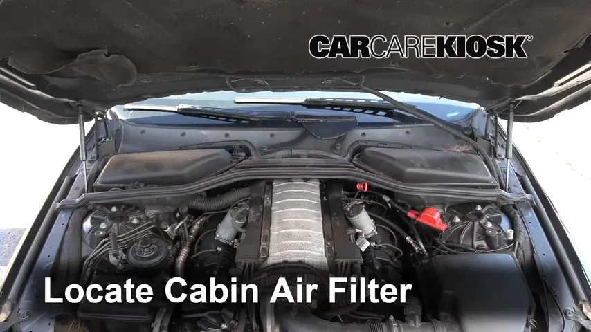 2005 BMW 545i 4.4L V8 Filtre à air (intérieur)